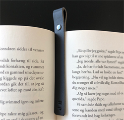 Baarsøe Design bogmærke i sort læder - KoZmo Design Store